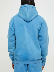 Sudaderas Cómodas para Hombre con Efecto Ácido, Otoño Invierno, Premium, 100% Algodón, Bordadas, Lisas, Teñidas, Oversize, de Forro Polar - Product Image 5