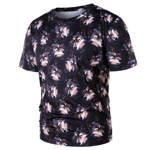 T-shirt Homme en Coton Tricoté Coupe Ample Col Rond Sublimation Respirant Anti-Plis Écologique – Meilleure Vente - Product Image 5