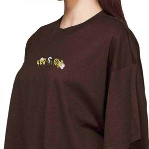 Camiseta de Algodón Extra Grande para Mujer, Edición Verano 2026, Cuello Redondo, Manga Corta, Corte Holgado, Uso Diario - Product Image 4