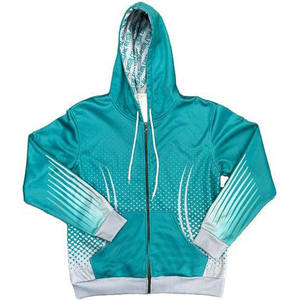 Sublimation Print Men's Winter Fleece Zipper Hoodie 100% <b>Polyester</b> Quick Dry Windproof Anti-Shrink Breathable Sweatshirt Sale - Product Image 1