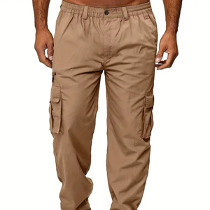 Custom mens cargo pants utility pants multi pocket pants for <b>construction</b> workwear heavy duty - Product Image 1