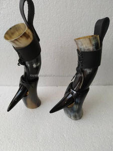 Corne de boeuf polie écologique de haute qualité meilleur prix pour une caractéristique animale élégante pour la corne à boire Viking artisanat naturel - Product Image 2