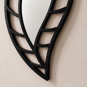 LEAF FRAME <b>WALL</b> <b>MIRROR</b> <b>SET</b> Modern Leaf Shape Metal <b>Wall</b> <b>Mirror</b> <b>Set</b> Decorative Framed Irregular Design for Home Interior - Product Image 4