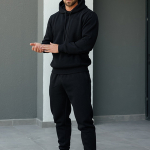 Custom Logo men French Terry Sweatpants Loose <b>Oversized</b> Fit <b>Jogger</b> Pants Sports Gym 100% Cotton Heavy Weight Hip Hop <b>Joggers</b> - Product Image 2