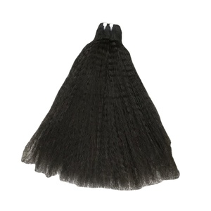 Meilleure Qualité Cuticule Alignée Non Transformés Vierge Vietnam Remy Extensions de Cheveux Crépus Raides Paquets des Fournisseurs - Product Image 1