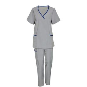 Conjunto de uniformes médicos cómodos para el trabajo diario, uniforme de salud, top y pantalón - Product Image 3