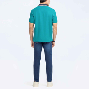 Polo homme neuf en gros, T-shirt personnalisé avec logo pour hommes, usine OEM, polo en coton anti-rétrécissement de haute qualité - Product Image 6