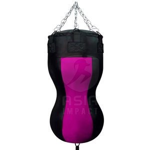 Sac de frappe professionnel à remplissage élevé avec design absorbant les chocs pour la boxe, le kickboxing, le MMA et l'entraînement en arts martiaux - Product Image 2