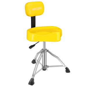 Silla de batería de aleación de 5 núcleos con cojín de 4 pulgadas, taburete acolchado con respaldo, altura ajustable con elevación neumática, capacidad de 250 lb, China - Product Image 1