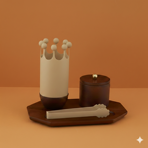 Juego de quemador de incienso Bakhoor con corona metálica y bandeja de madera, soporte para fragancia Oud, decoración árabe para el hogar, Ramadán, bodas - Product Image 2