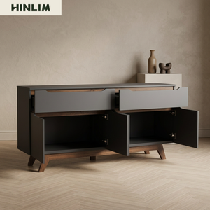 Modern Classic Laminated Board <b>Sideboard</b> <b>Storage</b> Cabinet for Dining Room Furniture - Product Image 1