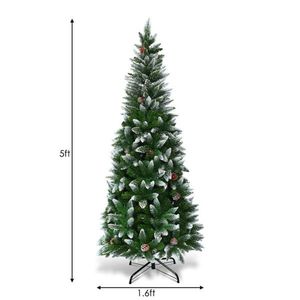 5 Feet Pine Cone Christmas Tree Artificial with Durable Material for Small Spaces - Product Image 1