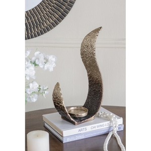Handmade Tea <b>Light</b> Holder <b>Leaf</b> Design Home Decoration Metal Candle Stand - Product Image 5