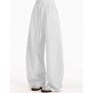 Pantalones Deportivos Holgados para Mujer, Pantalones Deportivos a Rayas, Corte Holgado, Pierna Ancha, Joggers, Impresión Personalizada, Logotipo Bordado, Proveedor OEM - Product Image 3