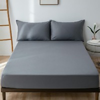 Drap plat jetable 300TC 100% coton écologique lavable pour hôtel et usage domestique, drap de lit toutes saisons