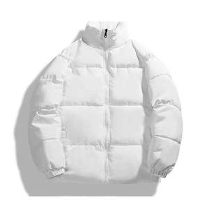 OEM Custom Manufacturer <b>Men</b> Winter Warm Down Jacket Zip Up Padded Puffer Jacket Outdoor Casual Coat - Product Image 1