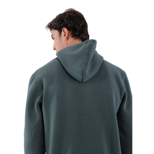 Sweat-shirt à capuche vert foncé personnalisé avec logo pour femme, en molleton épais, avec cordon de serrage, style streetwear, vente en gros - Product Image 5