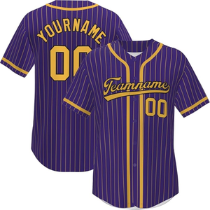 Uniformes de Béisbol a Precio Económico, 100% Poliéster Transpirable, Unisex para Adultos, Alta Calidad, Nombre del Equipo Personalizado, MOQ Bajo, Ropa Deportiva - Product Image 6