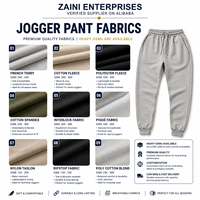 Pantalon de jogging pour homme en molleton de coton et polyester 320 GSM, couleur olive, avec empiècements coupés et cousus, logo personnalisé en caoutchouc silicone, OEM ODM