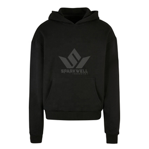เสื้อฮู้ดซิปผู้ชายทรงโอเวอร์ไซส์ SPARKWELL ผ้าฝ้ายเฟรนช์เทอร์รี่ สไตล์ลำลอง สตรีทแวร์ - Product Image 5
