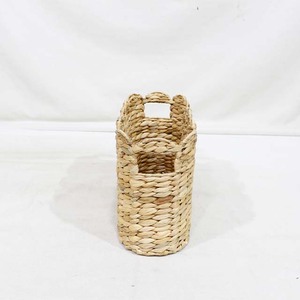 Top Rated Natural Water Hyacinth <b>Rectangular</b> <b>Storage</b> <b>Basket</b> Rustic Eco-Friendly Multi-Purpose Organizer - Product Image 5