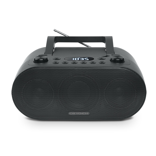 ODM Retro Design Portable FM PLL Radio Top Loading CD MP3 Player USB Wireless Programmable Tracks Repeat Random Playback Plastic
