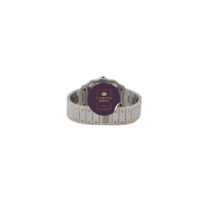Nuevo Reloj de Lujo Personalizado, Clásico, Simple, de Cuarzo, con Moissanita, Oro Blanco, Esfera Redonda con Diamantes, para Hombre, Edición Limitada - Product Image 3