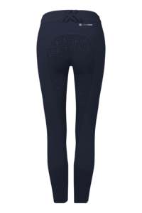 PORTACE ENTERPRISES Culotte d'équitation Jodhpur taille haute pour femme, avec assise intégrale, en Spandex/Polyester, pour l'équitation, bleu foncé - Product Image 3