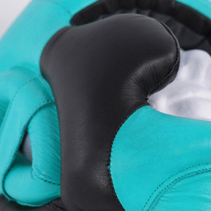 Casque de boxe intégral personnalisé, logo réglable, PU/EVA/Cuir, protection durable, écologique, toutes saisons, Muay Thai MMA - Product Image 6