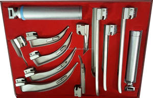 Juego de Laringoscopio Eléctrico LED de Acero Inoxidable Macintosh Miller de Alta Calidad, 6 Hojas Rectas, 4 Hojas Curvas, Caja con Logotipo Personalizado, CE ISO - Product Image 6