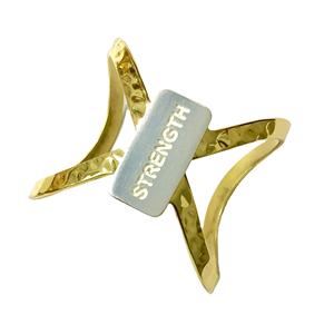 Artesign กำไลข้อมือโลหะทองเหลือง AI-1011สร้างแรงจูงใจชุบทองเงินเคลือบใสทำด้วยมือสำหรับทุกเพศแฟชั่น - Product Image 2