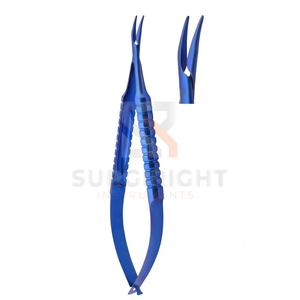 Porte-aiguilles microsurgicaux en titane courbés de 14 cm, instrument de précision pour la chirurgie ophtalmique par SurgiRight - Product Image 5