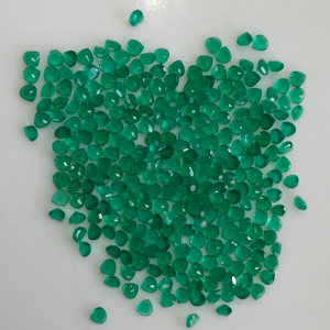 พลอยออนิกซ์สีเขียวธรรมชาติ 3 มม. รูปหัวใจ คุณภาพดีที่สุด พลอยเม็ดเดี่ยวสำหรับทำเครื่องประดับ ผลิตภัณฑ์จากเรดเมาน์เทน เจมส์ - Product Image 4