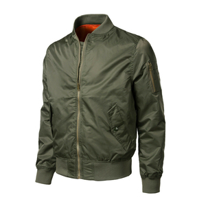 Men's <b>Black</b> Bomber <b>Jacket</b> 100% Polyester No Zip Casual Style Stand Collar Regular Fit Winter Outerwear Waterproof Reversible - Product Image 3