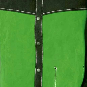 Veste de soudeur en cuir la plus vendue, logo personnalisé, résistante, ignifuge et protectrice pour le corps, pour hommes. - Product Image 4