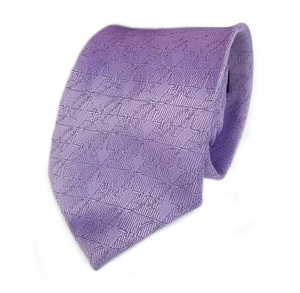 Corbata de Seda Morada para el Confraternido Masónico, Prenda Formal de Primera Calidad - Product Image 2