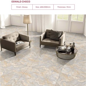 Carrelage en porcelaine polie ONYX ROSE First Choice Onyx 24x48, surface brillante, carreaux vitrifiés, appartement moderne, céramique Novac - Product Image 3