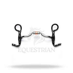 S SHANK CAPSULE ARGENT POINTILLÉE CURB PLEINE TAILLE CHEVAL BIT POUR LE CONTRÔLE DE L'ÉQUITATION - Product Image 3