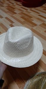 Customized Natural Seagrass Wide-Brimmed Striped Sombrero <b>Straw</b> <b>Hat</b> Travel Summer Sports Business Casual Party - Product Image 1