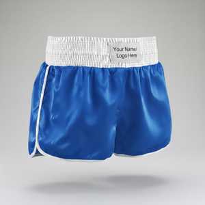Pantalones Cortos de Artes Marciales para Mujer, Estampado de Dragón Azul y Blanco, Secado Rápido, Transpirables, Corte Regular, Talla Adulto, Teñido en Prenda, Ropa de MMA GRACE - Product Image 3