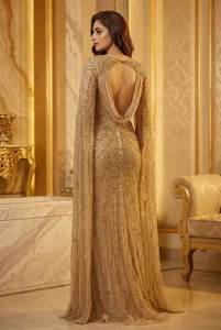 Vestido de Noche Elegante con Lentejuelas, Diseño Personalizado OEM, Manga Corta, Vestido Formal de Lujo para Fiesta de Graduación, Vestido de Invitada de Boda para Damas - Product Image 4