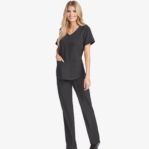 OEM LEDBURY INTERNATIONAL Lightweight 72%Polyester/21%Rayon/7%Spandex Worsted Fabric Short Sleeve Women's <b>Scrub</b> <b>Tops</b> Needle - Product Image 5