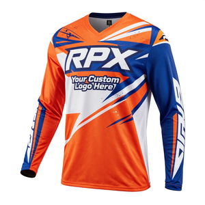 Maillot de motocross haute performance, fabrication sur mesure, marques professionnelles à étiquette privée, vêtements de course automobile, maillot de motocross - Product Image 1