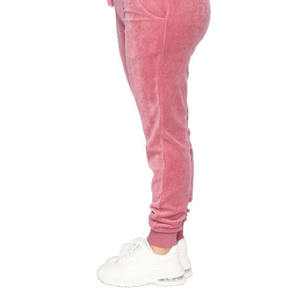 Women <b>Velour</b> <b>Tracksuit</b> Set Two Piece Hoodie And Jogger Pants Casual Sportswear Wholesale Custom Clothing - Product Image 6