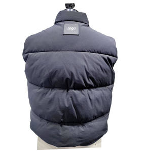 Gilet utilitaire personnalisé pour homme, tendance, imperméable, ensemble gilet matelassé deux pièces avec sangle - Product Image 5