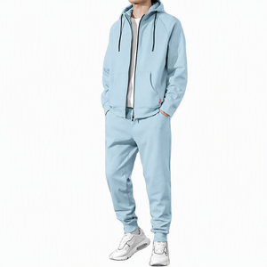 Conjunto Deportivo de Cachemir para Hombre, de Alta Calidad, con Botones de Silicona Cuadrados, Sudadera con Capucha, Ropa Deportiva de Lujo - Product Image 2