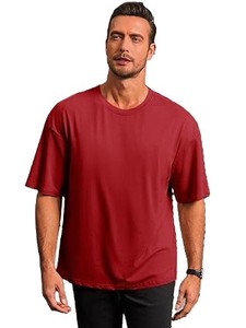 T-shirts pour hommes de haute qualité, design élégant, manches courtes, légers, anti-rides, confortables et respirants. - Product Image 5