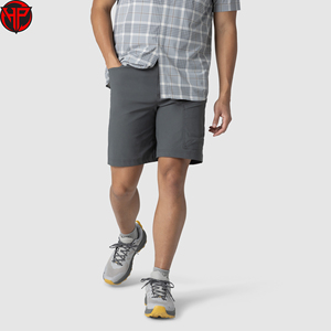 Pantalones Cortos Chino para Hombre, Cintura Media, Tejidos, para Exteriores, Transpirables, de Secado Rápido, Elásticos, de Color Sólido, con Bolsillos Tipo Cargo, Casuales, para Senderismo - Product Image 1