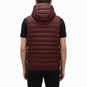 Veste matelassée pour homme avec logo personnalisé imprimé, veste matelassée de haute qualité sur mesure pour adultes, service OEM pour hommes - Product Image 2