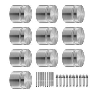 Confezione da 10 Morsetti in Acciaio Inox 316 per Vetro Temperato da 8-15 mm, Staffe per Ringhiere in Vetro - Product Image 1